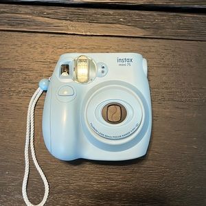 Instax Polaroid camera mini 7S baby blue